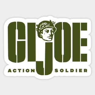 Gi Joe | G.I. Joe  | Action Soldier | Toy | Action-figure | Fanart | Fan art Sticker